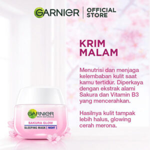 Skincare Garnier Sakura Glow Skin Barrier Daily Set - Gambar 3