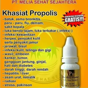 Propolis Melia Sehat Sejahtera 6 Ml Original Kemasan Baru - 1 Pack Isi 7 Botol - Gambar 6